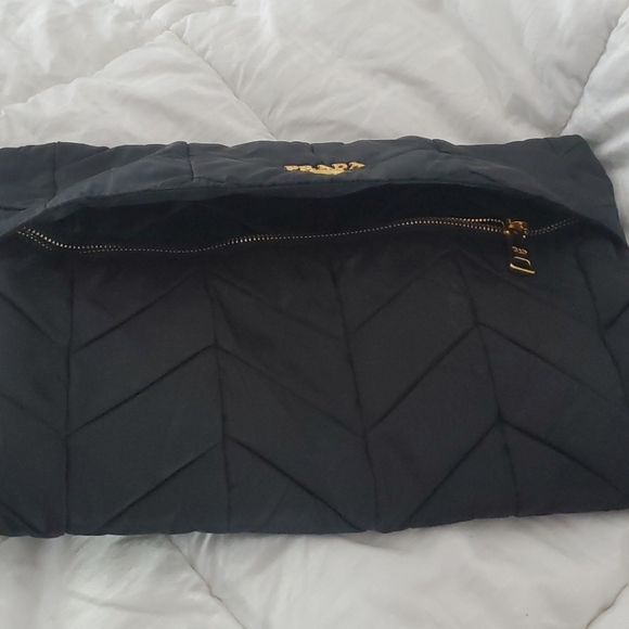 Prada Large Chevron Quilted Nylon Clutch - Picture 3 of 7